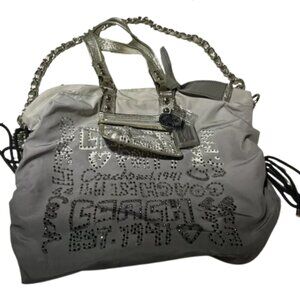 Limited Edition Coach Poppy Ombre Rhinestone Story Patch Spotlight XL Bag